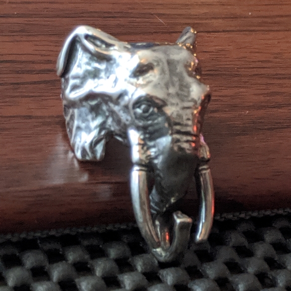 Dyadema 925 silver elephant ring sz11 - Picture 5 of 7